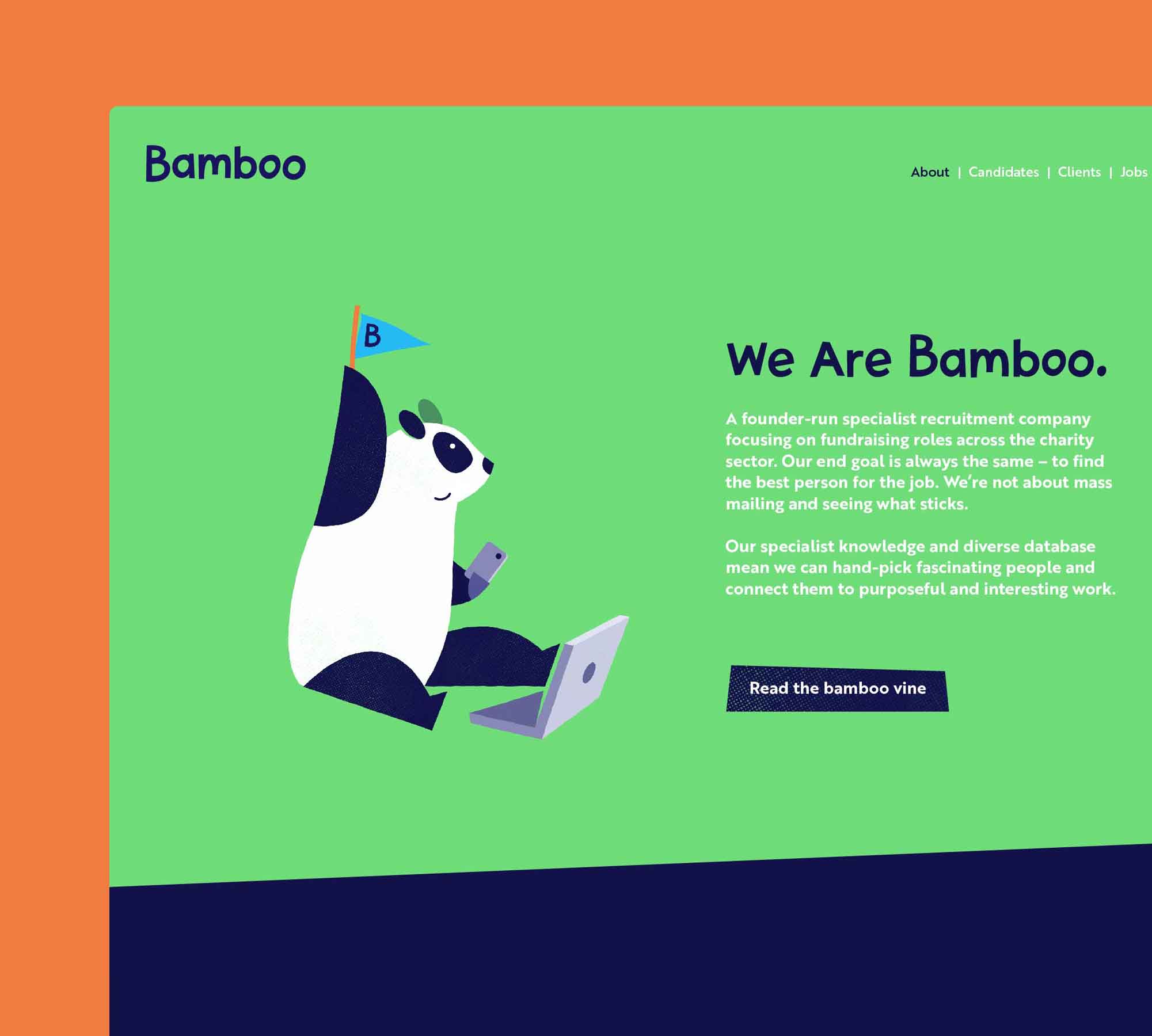 Bamboo Website Visual