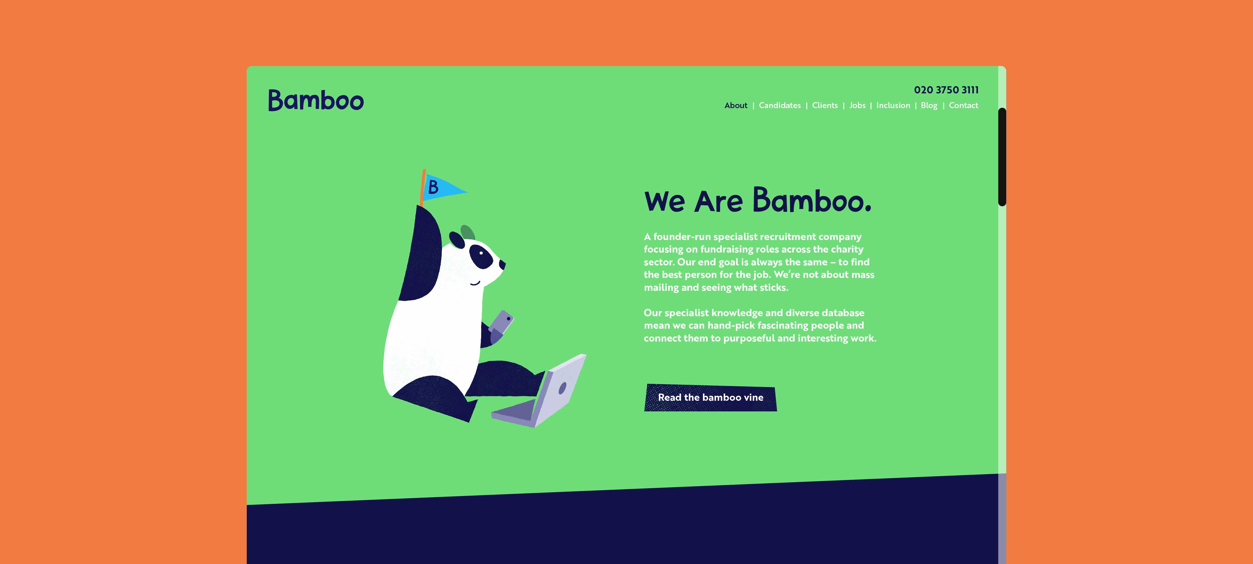 Bamboo Website Background